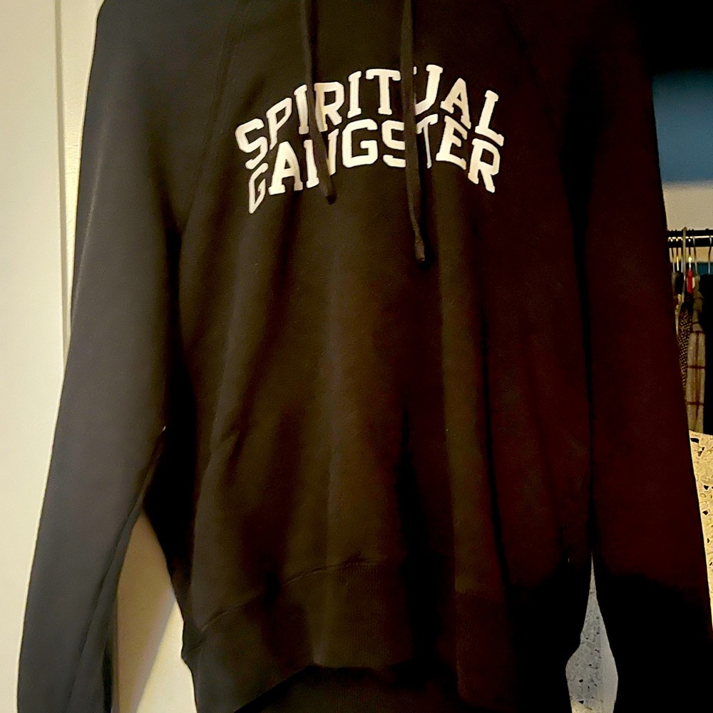 Spiritual Gangster Black Hooded Sweatshirt